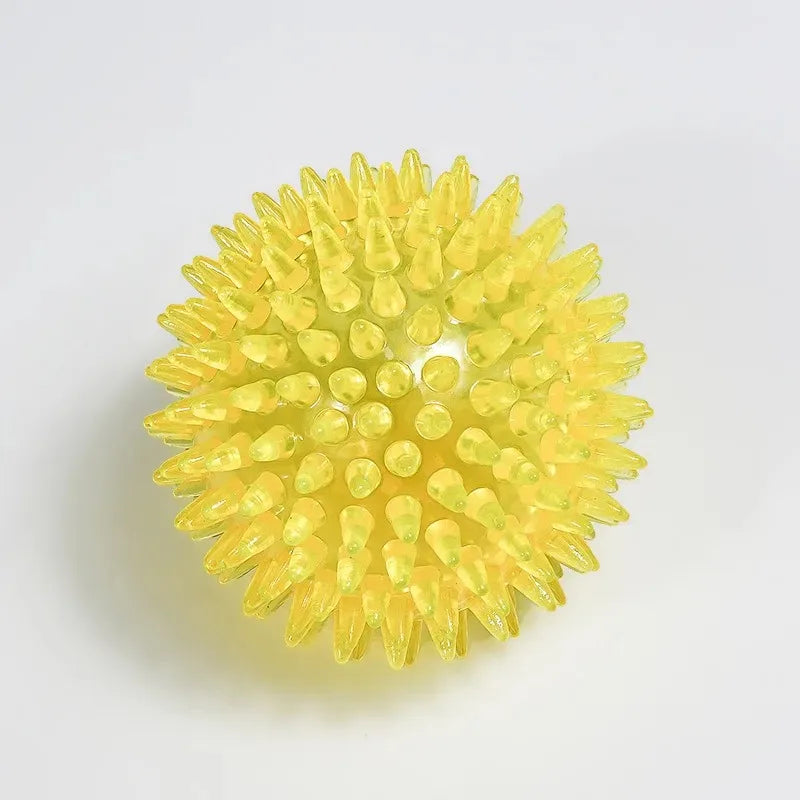 TPR Squeaky Dog Ball Toy Tooth Cleaning Chew For Training - Arthur's Wellness Emporium