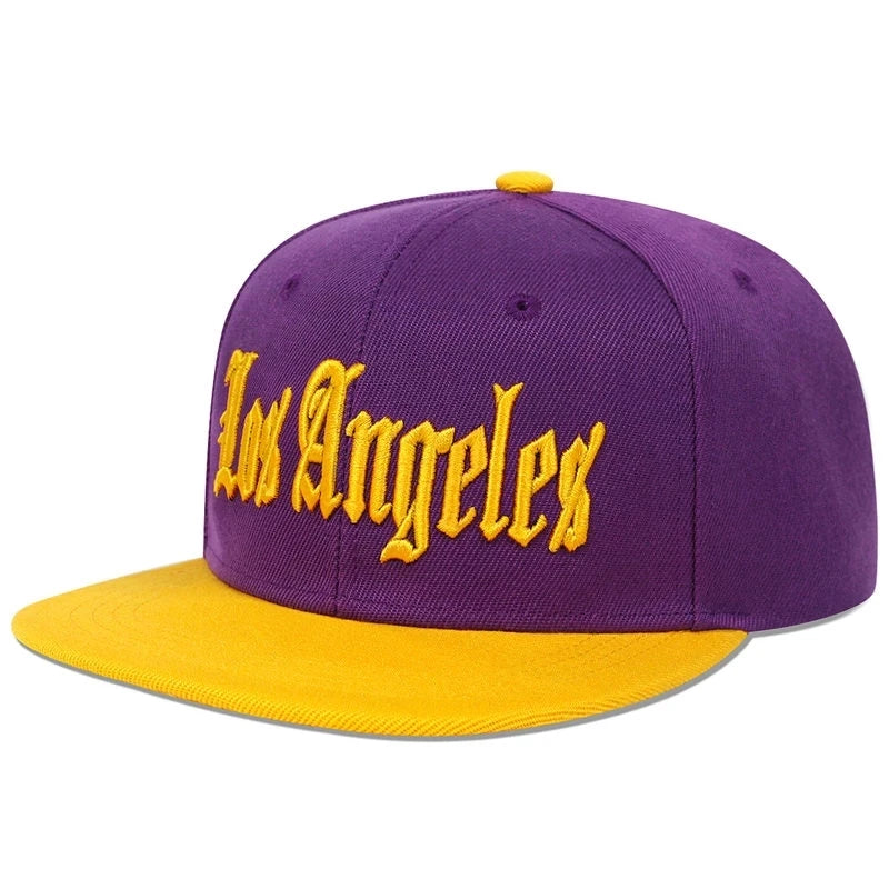 Unisex Los Angeles Embroidery Hip Hop Hat Adjustable - Arthur's Wellness Emporium