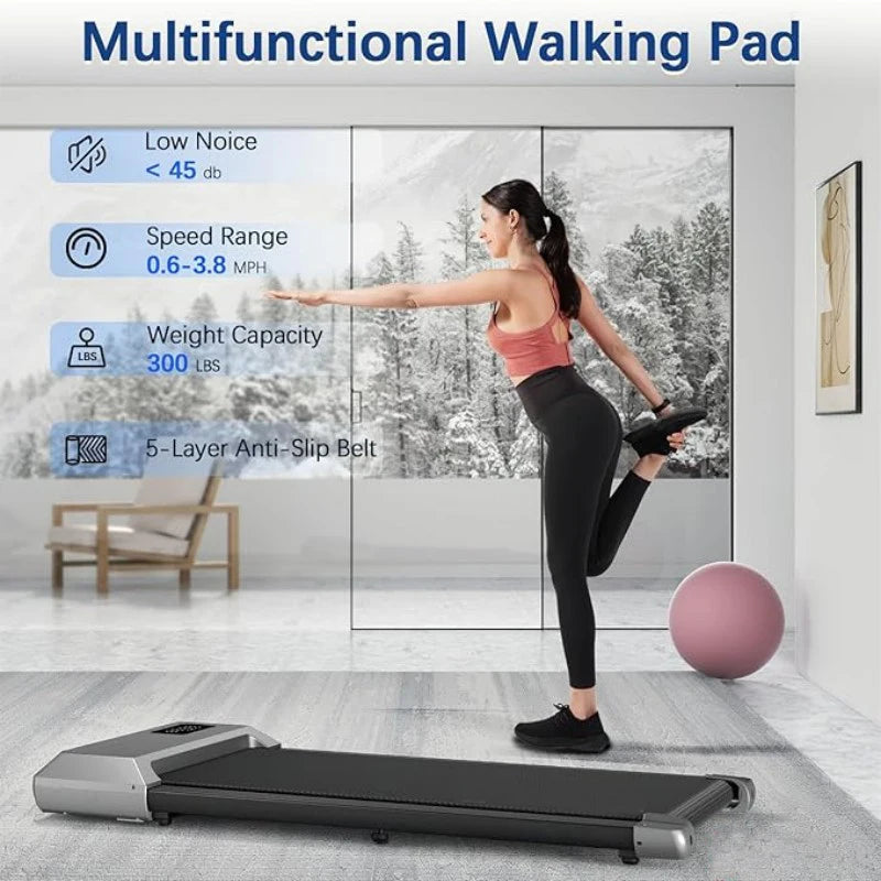 2.5 HP Electric Home Treadmill With Bluetooth LCD Display