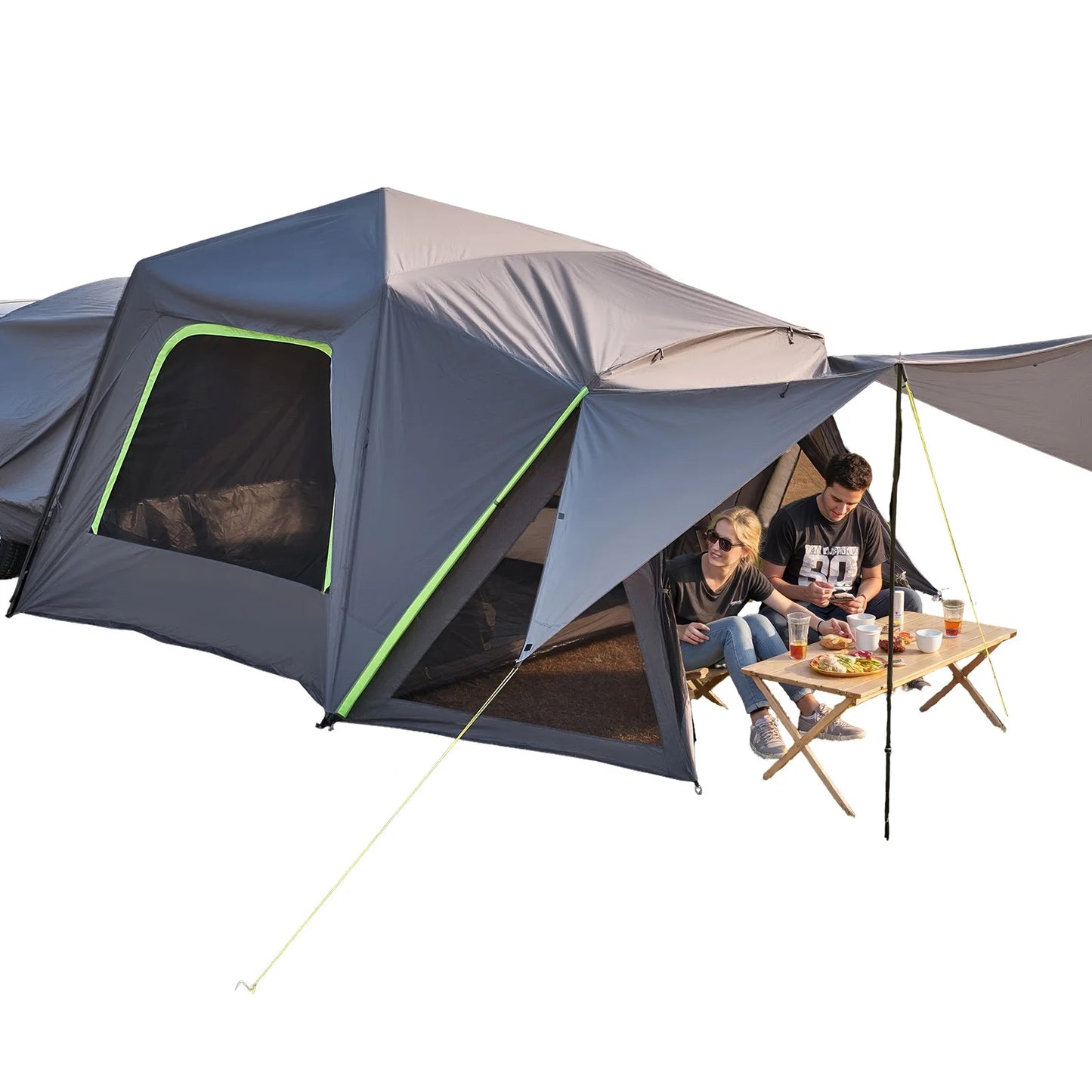 SucceBuy SUV Tent For Camping Waterproof With Shade Awning - Arthur's Wellness Emporium