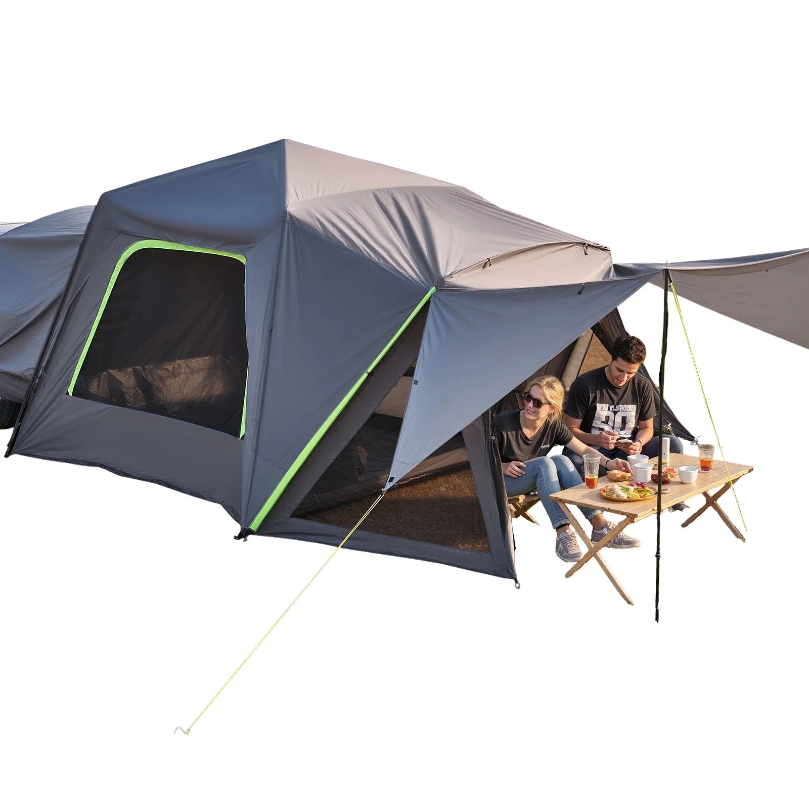 SucceBuy SUV Tent For Camping Waterproof With Shade Awning - Arthur's Wellness Emporium