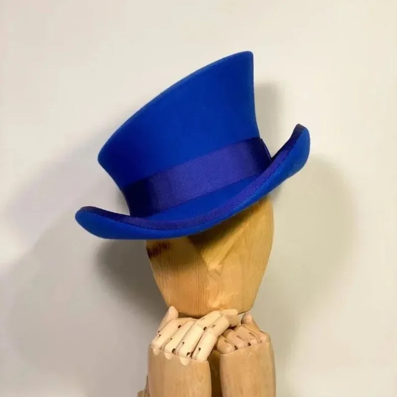 CN Hundred Percent Wool Fedora Hat Unisex Steampunk Cosplay