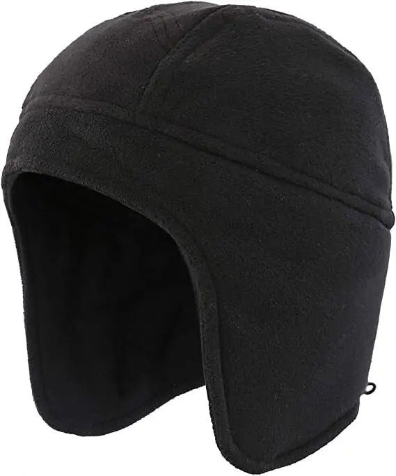 Unisex Skull Cap With Ear Flaps Windproof Fleece Beanie - Arthur's Wellness Emporium