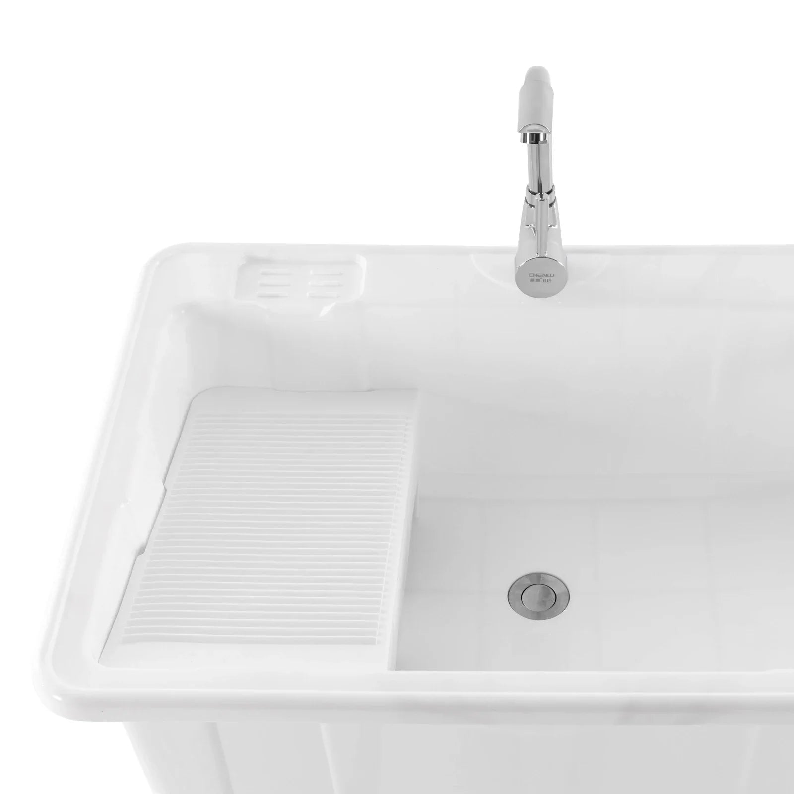 Outdoor Freestanding Plastic Utility Sink For Laundry Rooms Bathrooms - Arthur's Wellness Emporium