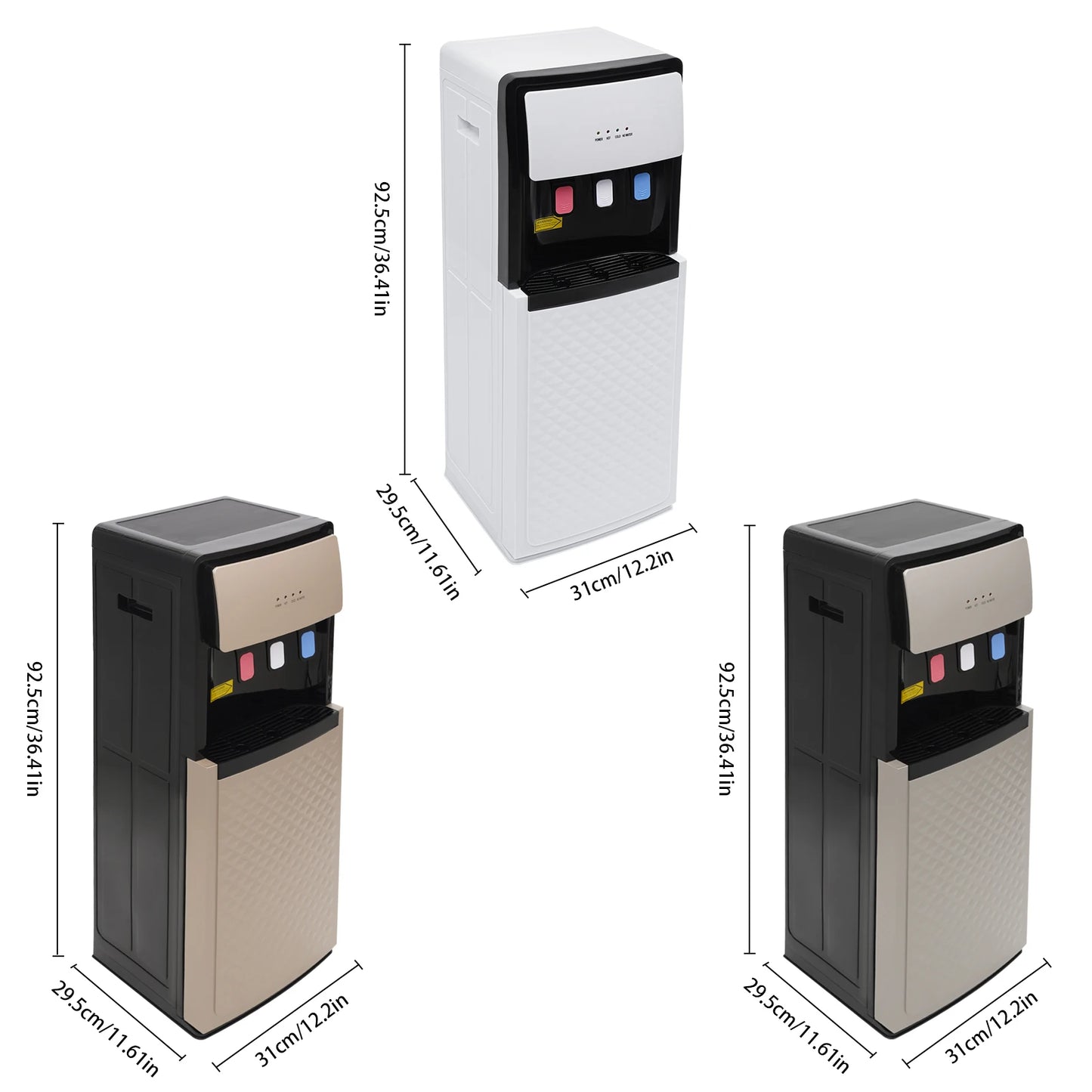 Hot and Cold Bottom Loading Water Dispenser for Offices - Arthur's Wellness Emporium