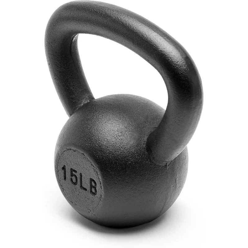 Premium Solid Cast Iron Kettlebell Weight Set 5 to 45 Pounds