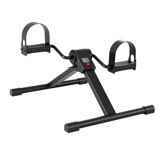 Under Desk Bike Pedal Mini Exerciser With Display Console