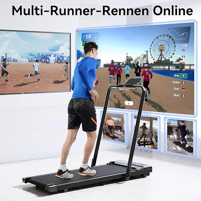 Superun 3in1 Walking Pad Treadmill Under Desk Foldable 300Lb Capacity - Arthur's Wellness Emporium