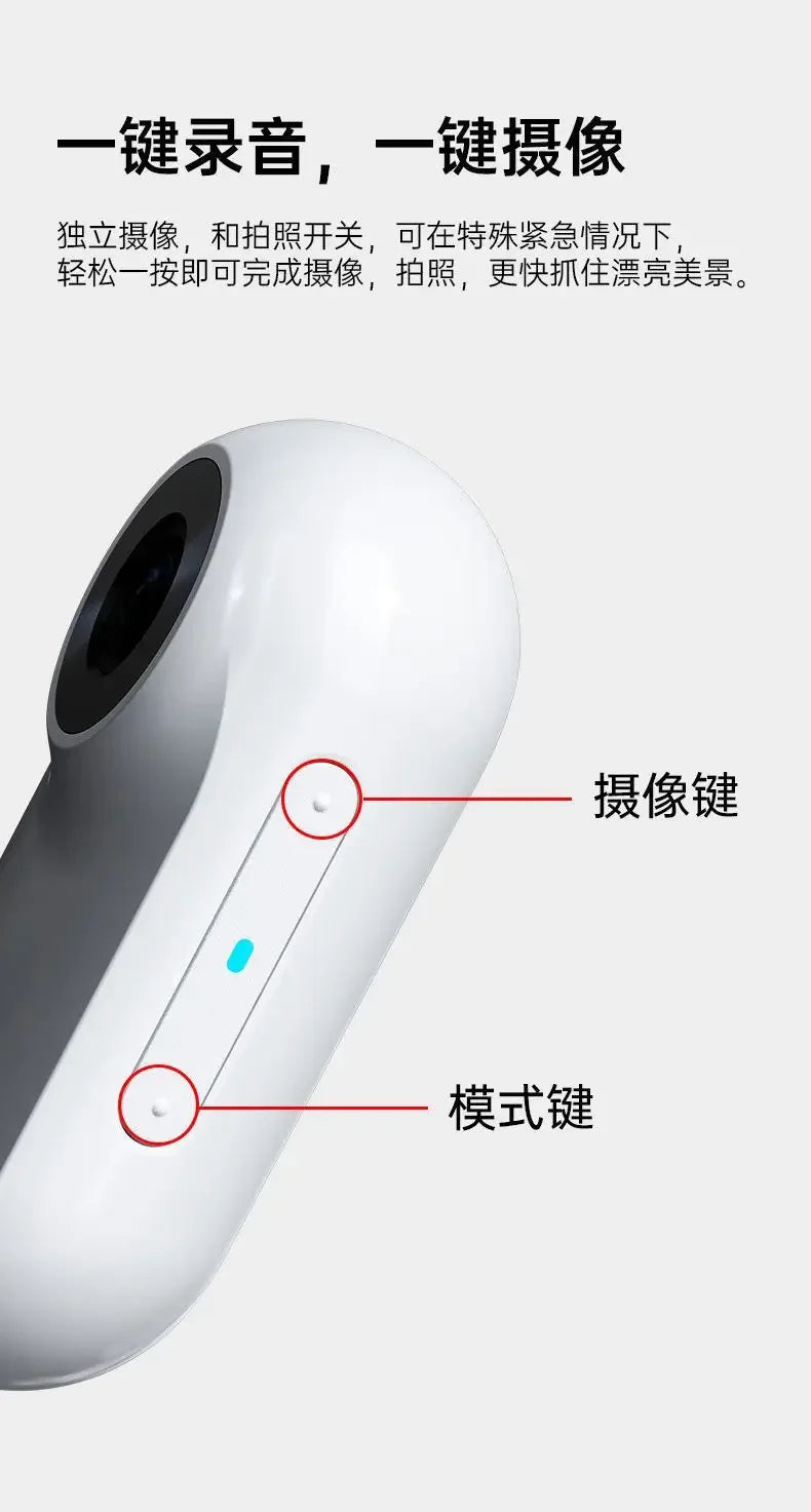 LISMCN 1080P Pet Camera Portable HD Detachable Collar Cam - Arthur's Wellness Emporium