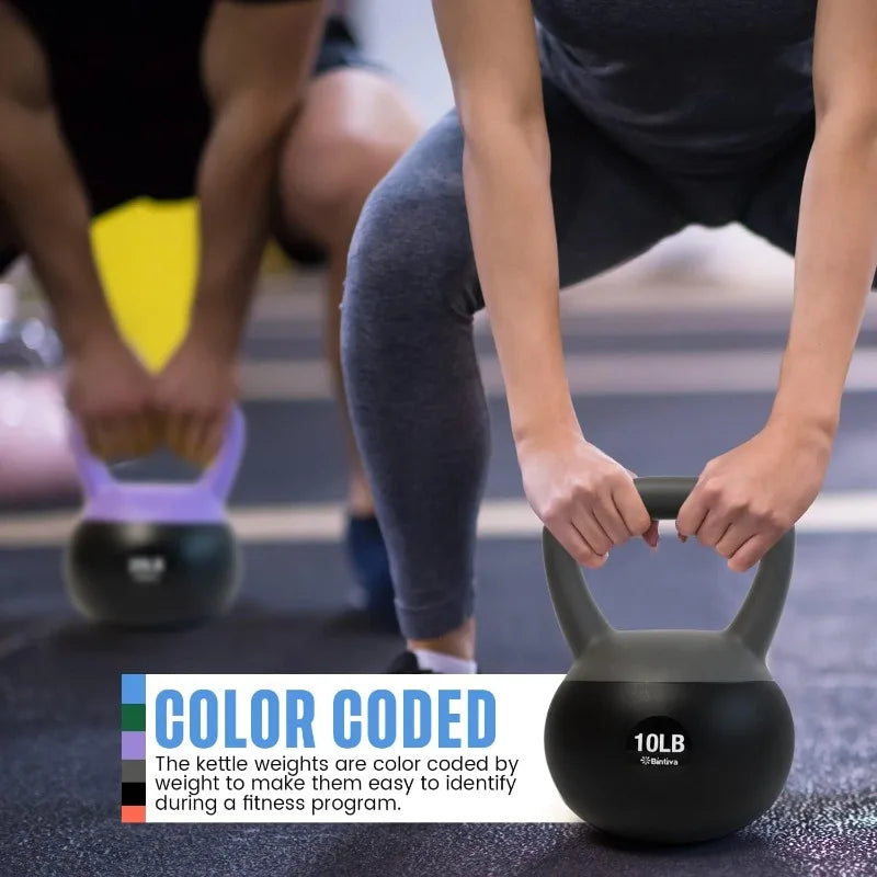 Bintiva Soft Kettlebells Set for Strength Training Weights