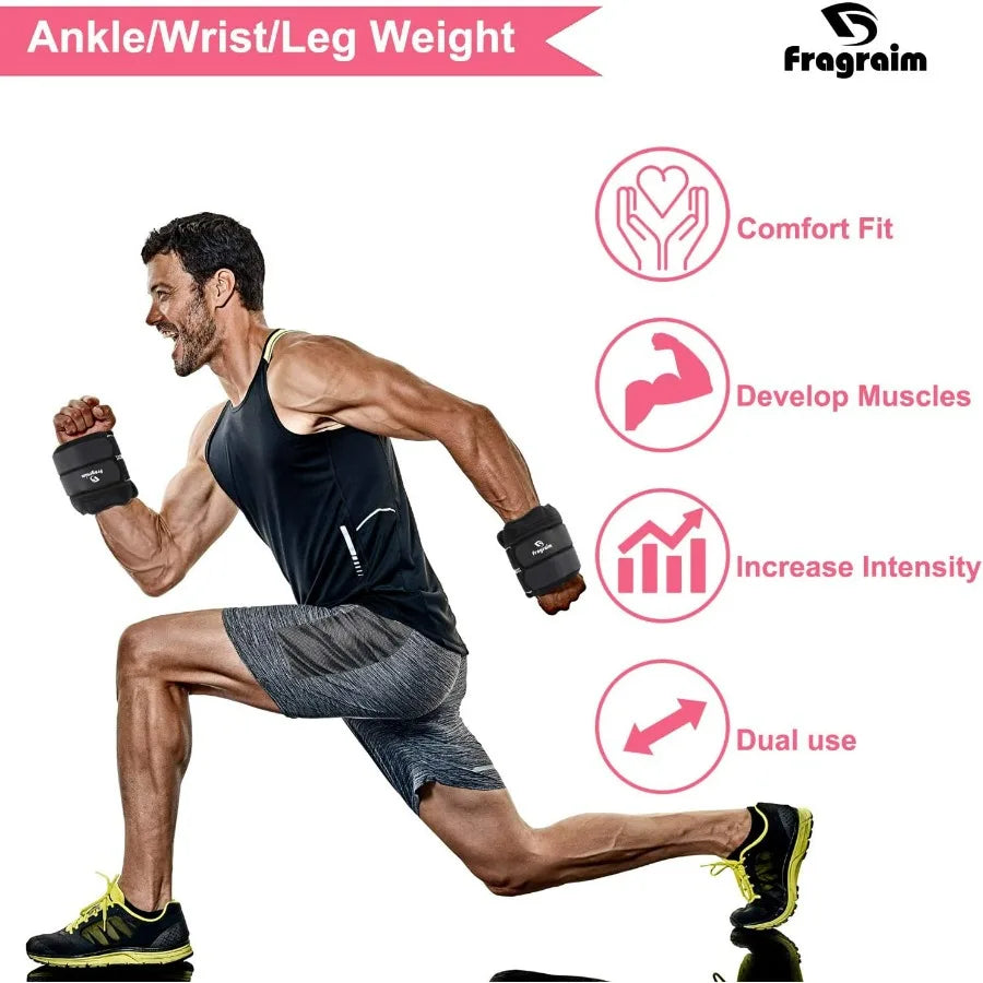 LISM Ankle And Wrist Weights 20 Lb Adjustable Straps - Arthur's Wellness Emporium