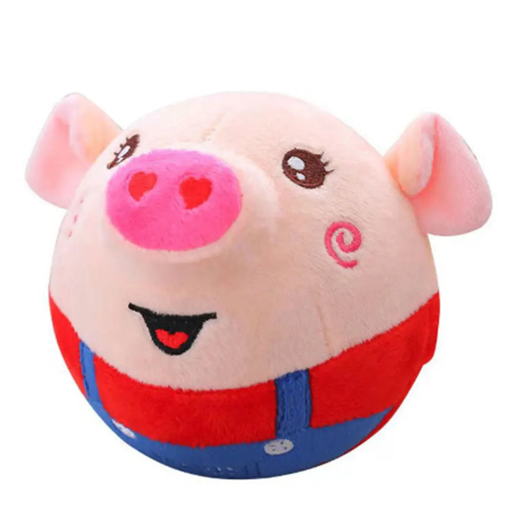 Cartoon Pig Talking Washable Dog Ball Toy USB Rechargeable Pet Ball For Dogs - Arthur's Wellness Emporium