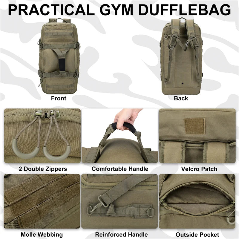 LQARMY Outdoor Molle Tactical Backpack For Hiking And Travel - Arthur's Wellness Emporium