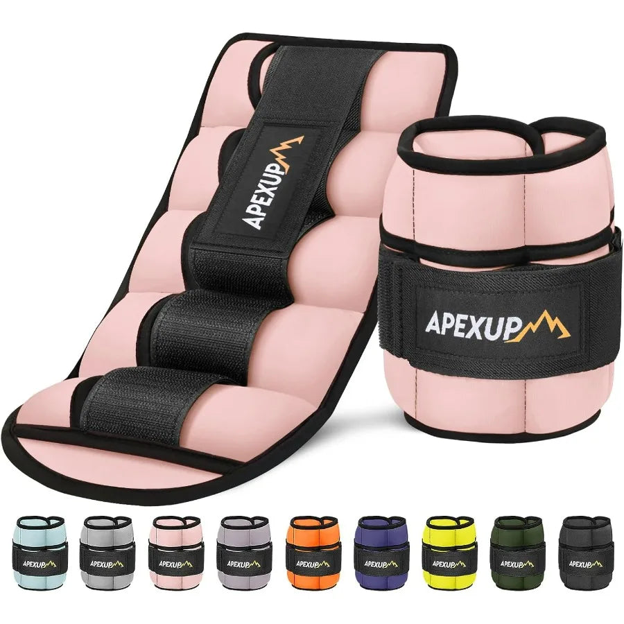 LISM Adjustable Ankle Weights Pair For Yoga And Running - Arthur's Wellness Emporium