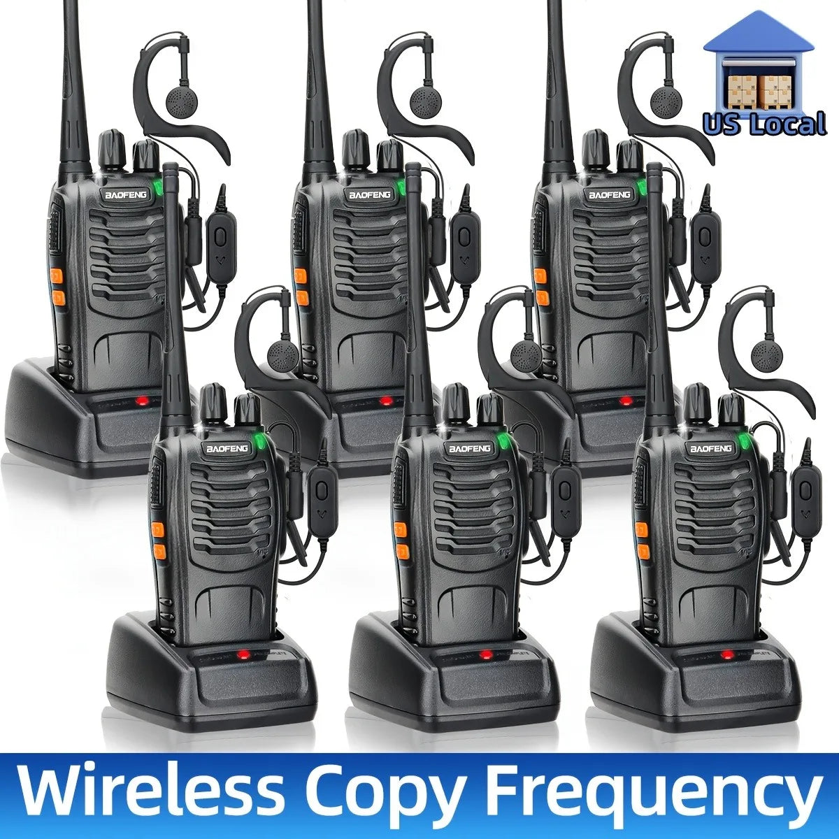 Baofeng BF 888S Walkie Talkie UHF 400 470MHz Radio - Arthur's Wellness Emporium
