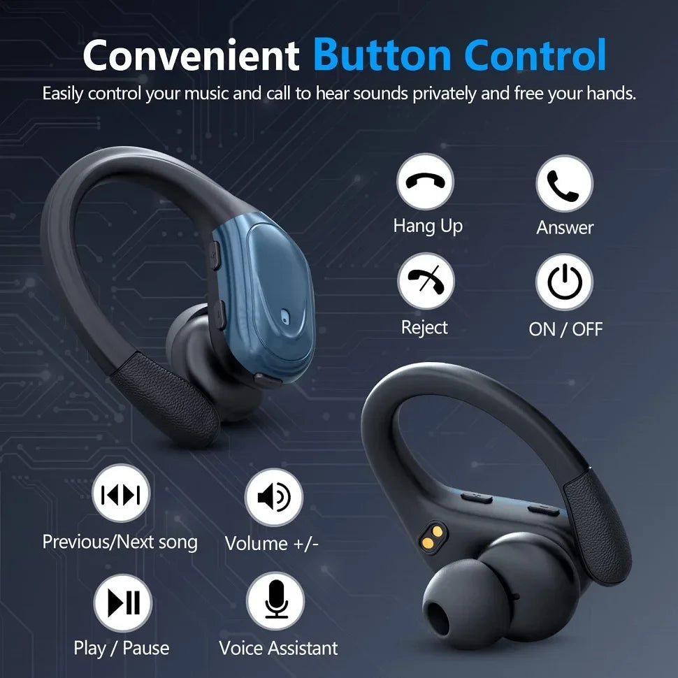 GDLYL True Wireless Earbuds TWS Bluetooth Headphones Deep Bass - Arthur's Wellness Emporium