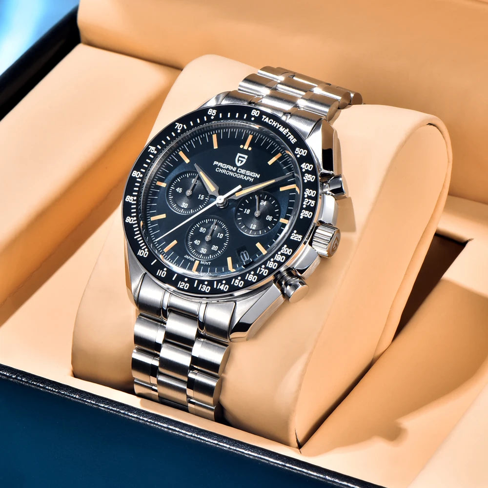 Pagani Design Moon V6 Men's Quartz Chronograph Watch
