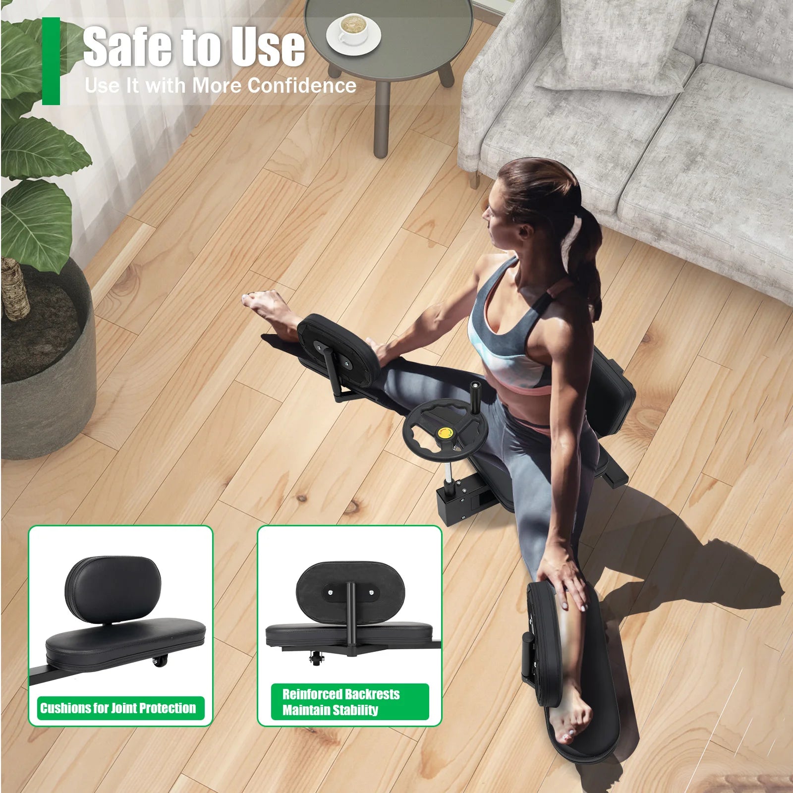 Pro Leg Stretcher Yoga Split Machine for Home Fitness - Arthur's Wellness Emporium