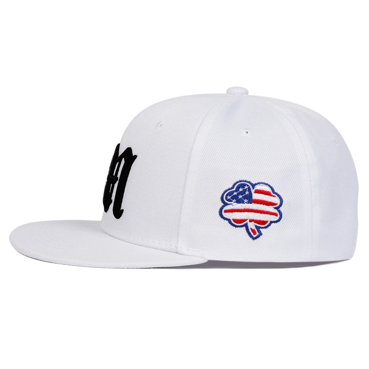 Zhejiang Unisex Letter M Crown Embroidered Hip Hop Cap Adjustable Polyester