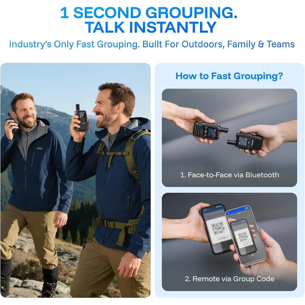 Global Walkie Talkies Long Range 4G LTE Two Way Radios - Arthur's Wellness Emporium