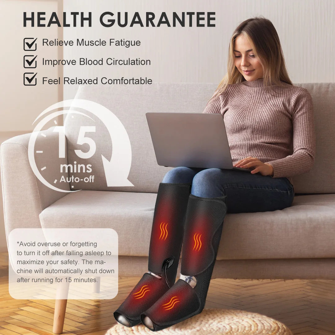 SEJOY Leg Air Compression Massager For Foot Calf And Thigh