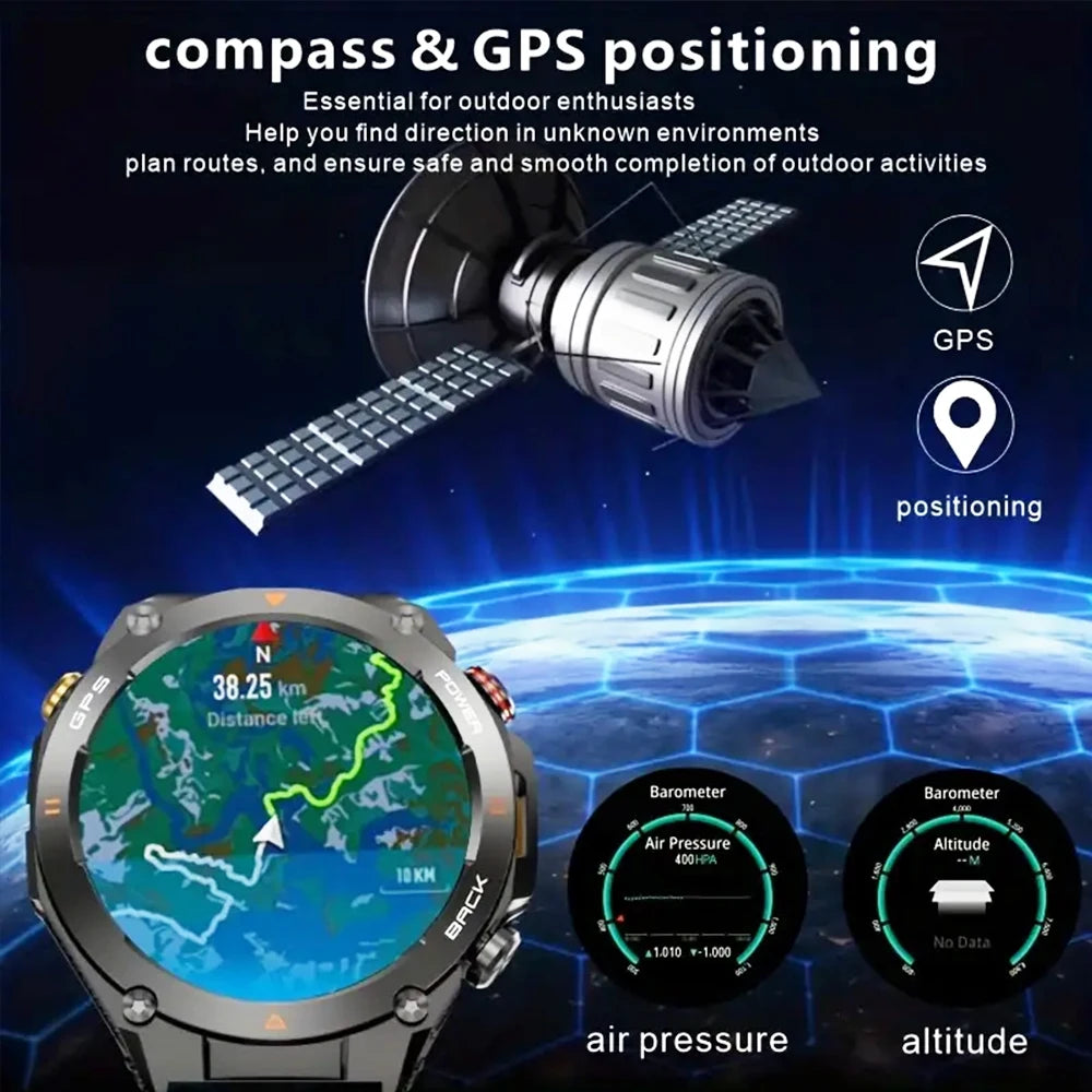 Senbono GPS Smartwatch Built In GPS Bluetooth Phone Calls - Arthur's Wellness Emporium