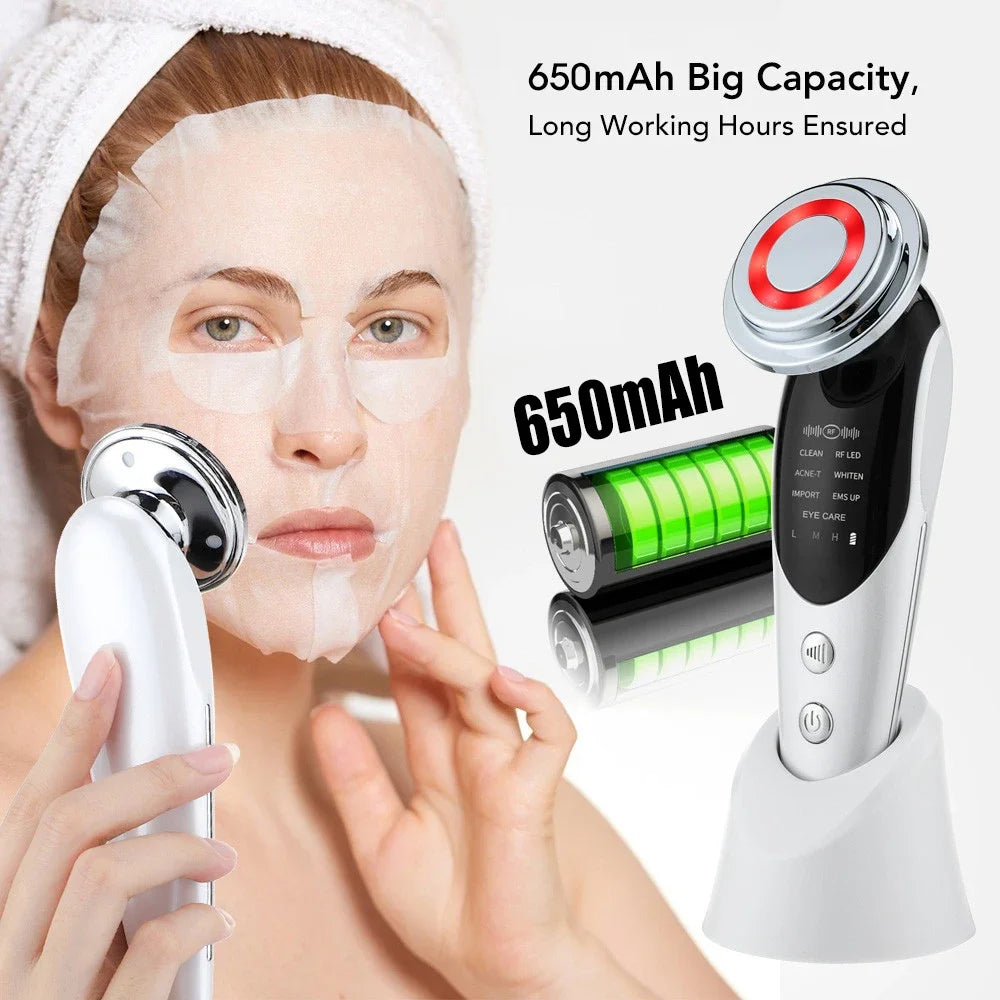 PastSky 7 In 1 EMS Facial Massager For Skin Rejuvenation