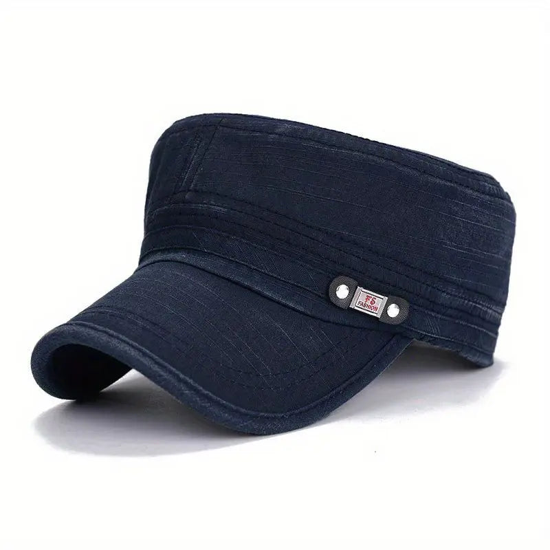 Autumn Cotton Flat Cap For Men Sun Protection Fashion - Arthur's Wellness Emporium