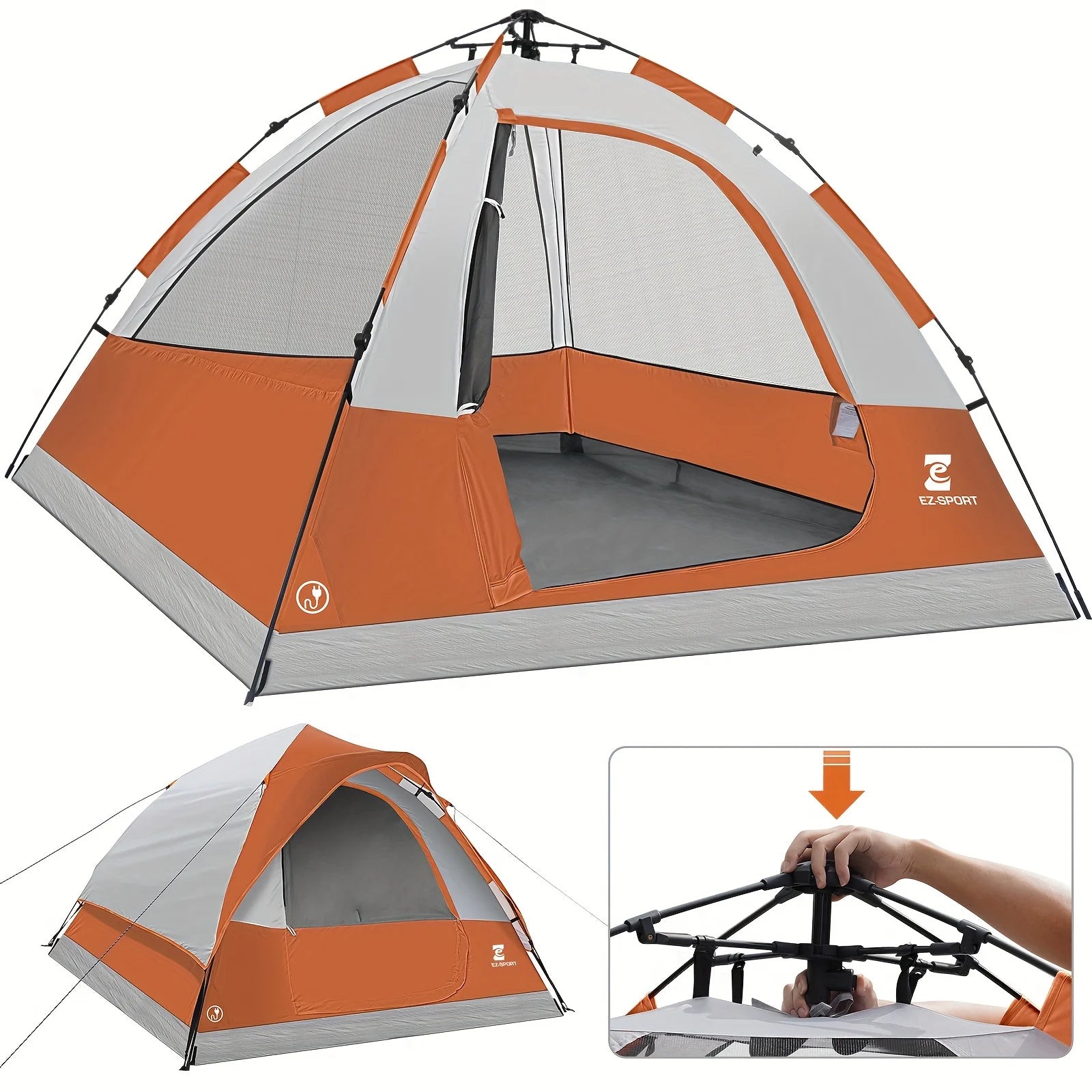 Unp Pop Up Instant Camping Tent Waterproof Windproof - Arthur's Wellness Emporium