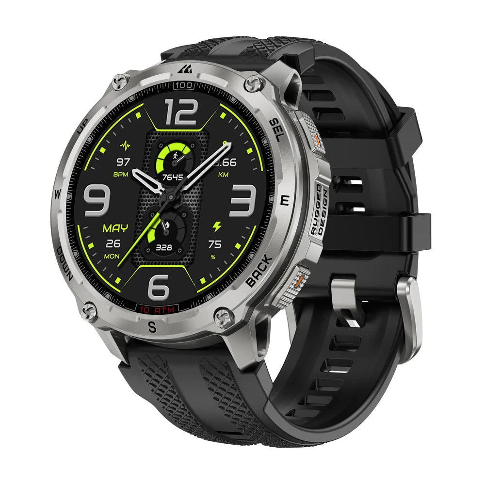 KOSPET Tank T4 Smart Watch For Men GPS Offline Maps - Arthur's Wellness Emporium
