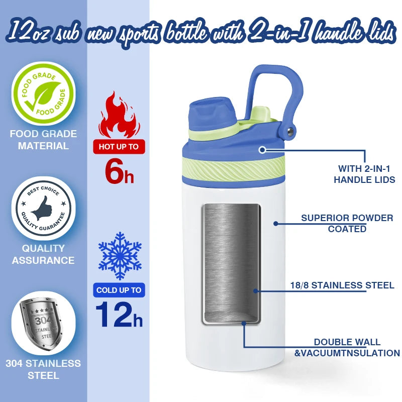 Drinkware 25 Pack Double Wall Insulated Water Bottles - Arthur's Wellness Emporium