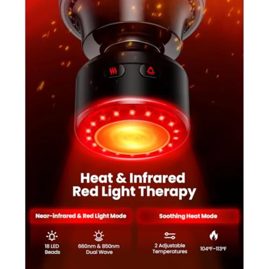 A2 Ultra Pro Percussion Massage Gun With Infrared Heat Head
