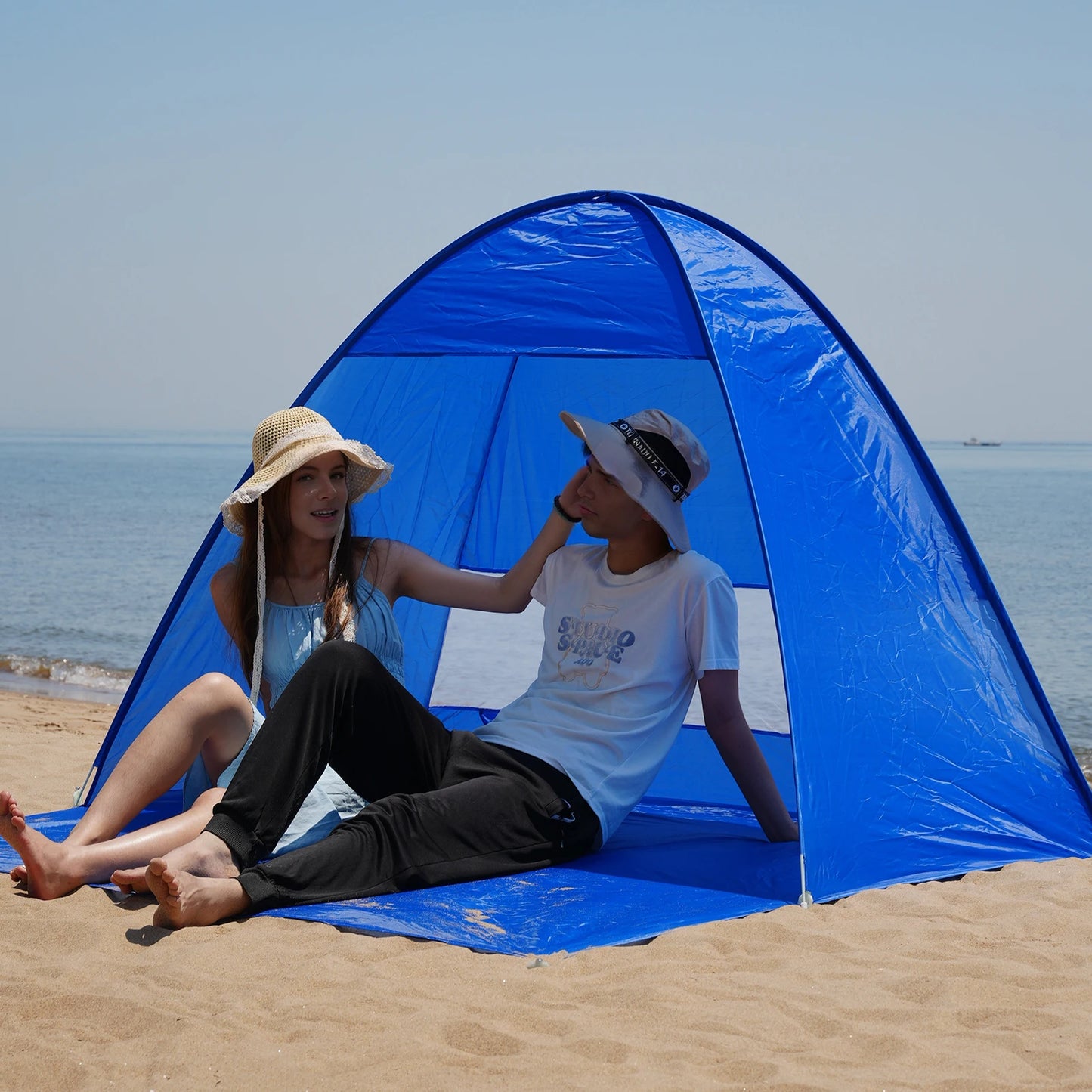 Pakicetus Pop Up Beach Tent With Handbag Compact Folding Outdoor Shelter - Arthur's Wellness Emporium