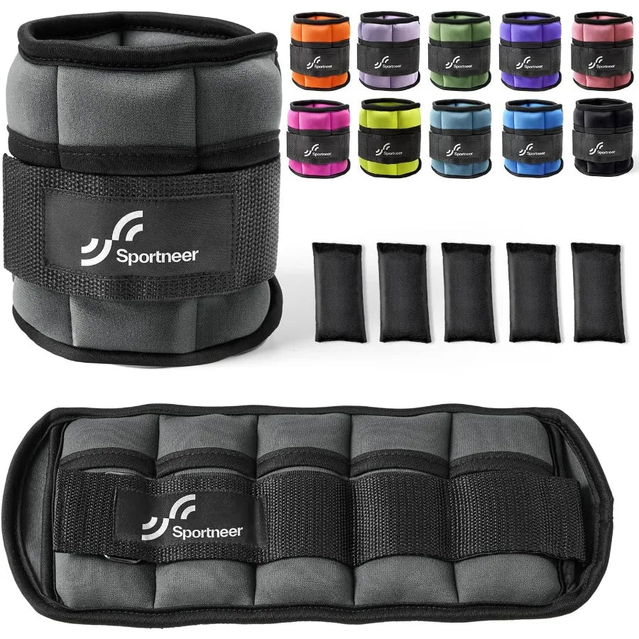 LISM Adjustable Ankle Weights Set For Men And Women - Arthur's Wellness Emporium