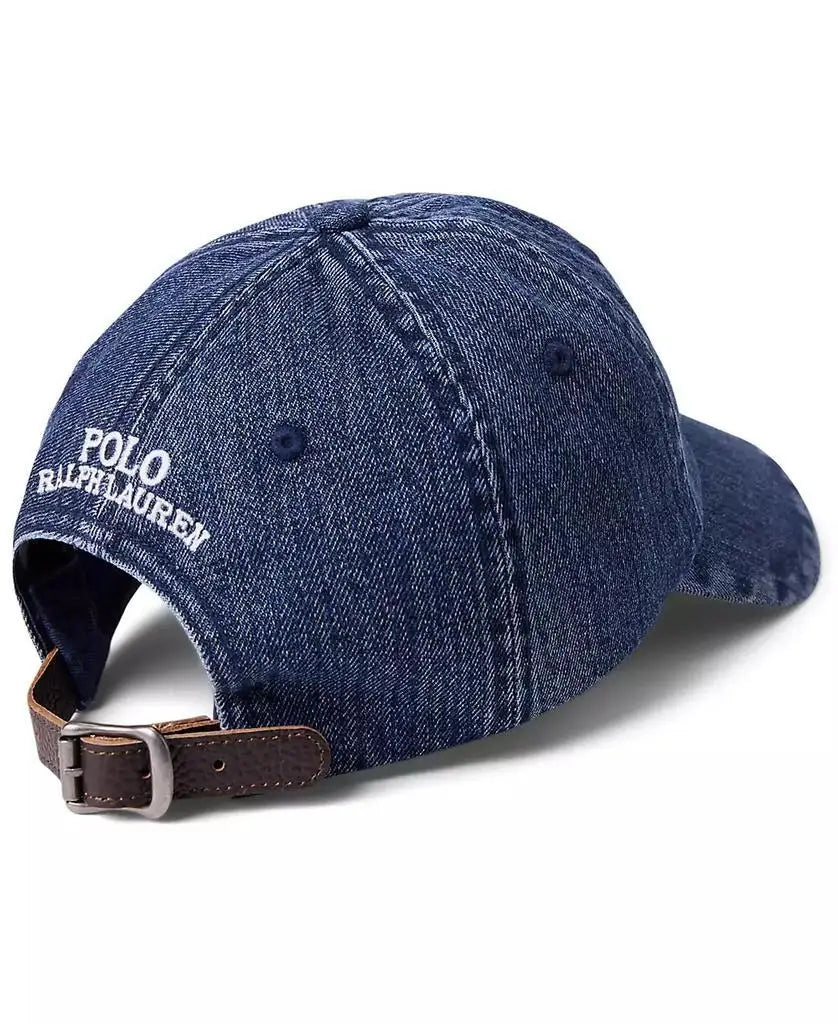 Polo Ralph Lauren Mens Polo Bear Denim Ball Cap Classic - Arthur's Wellness Emporium