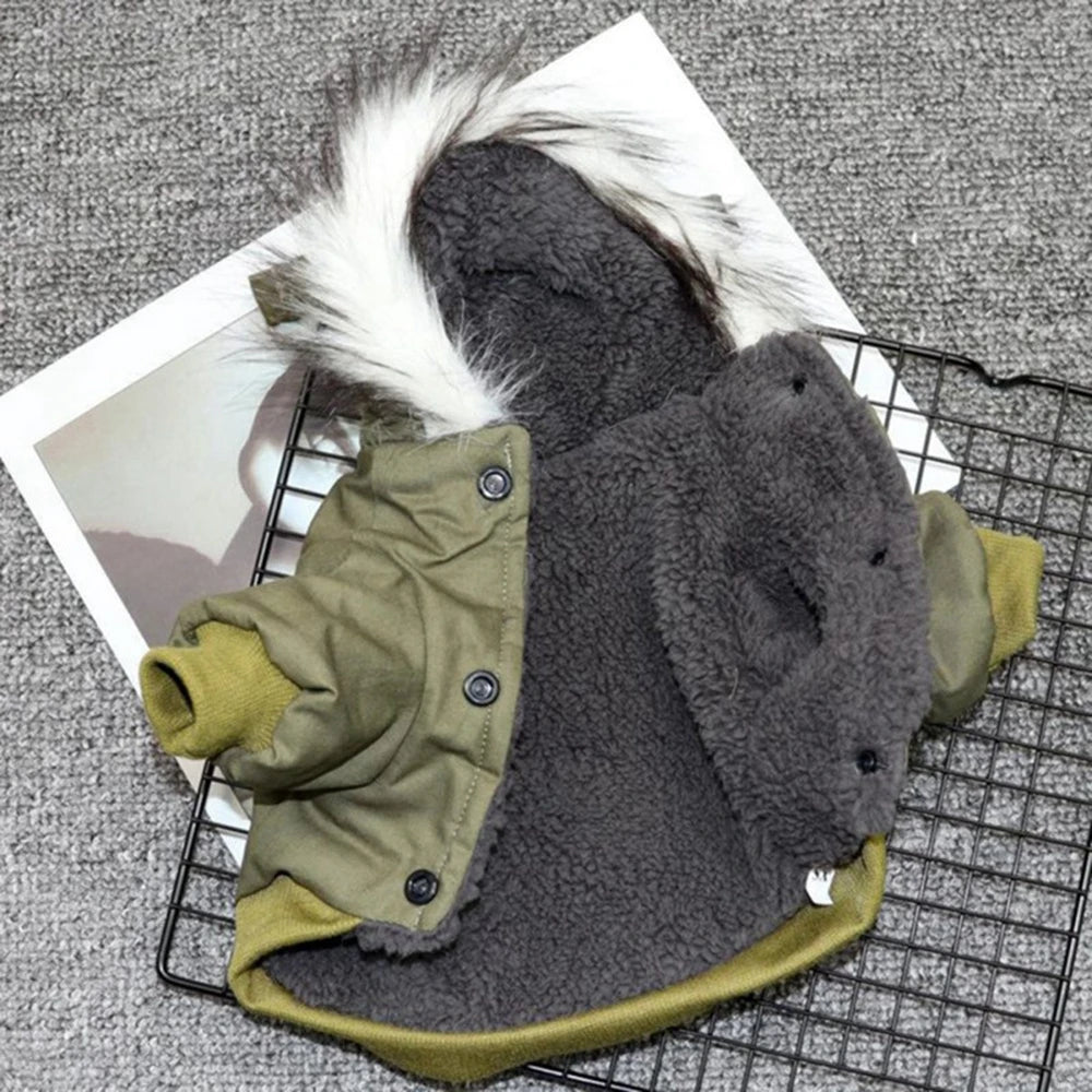 Dog Jacket With Harness For Winter Hiking Outdoors - Arthur's Wellness Emporium
