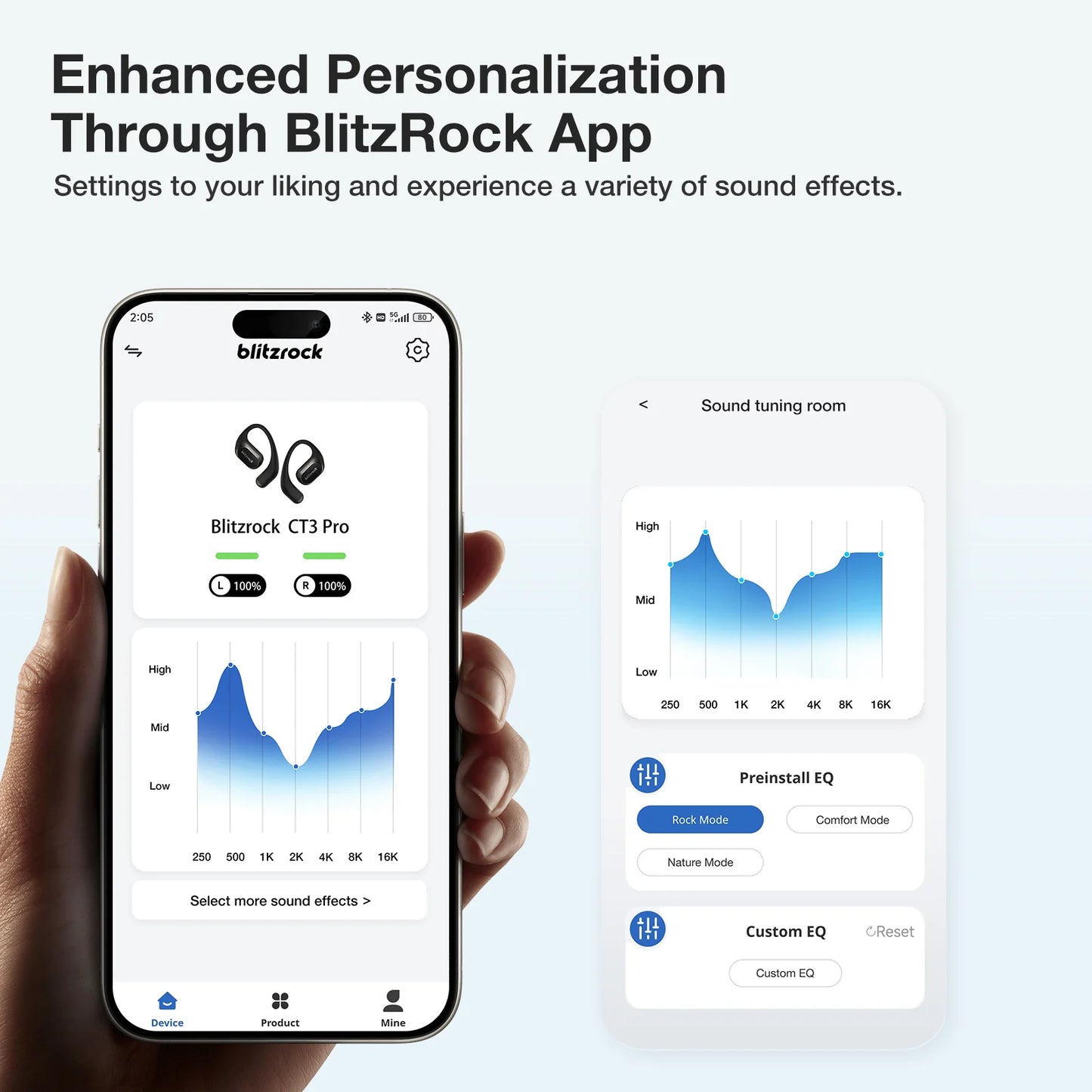 BlitzWolf CT3 Pro Air Conduction Open Ear Headphones