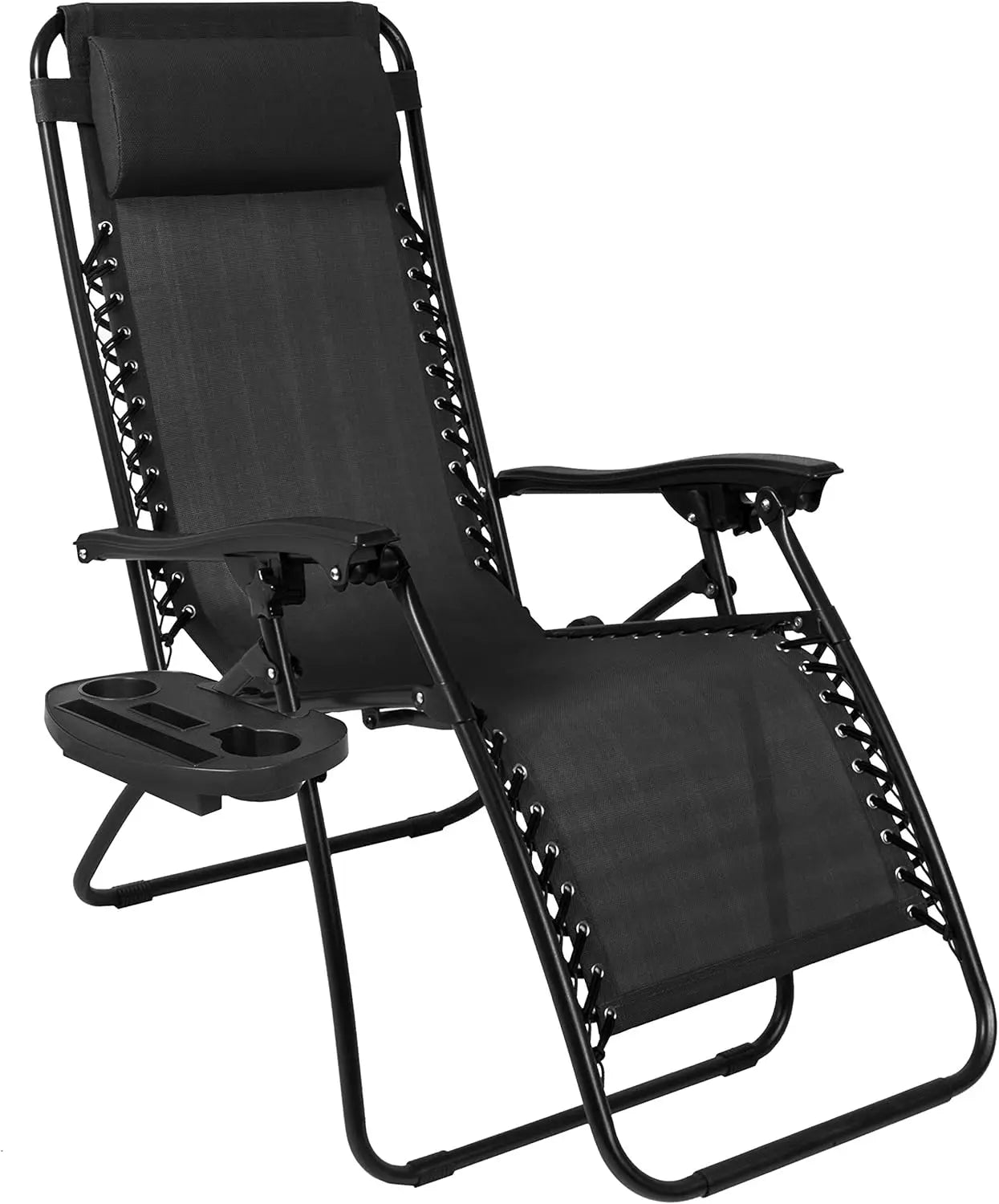 Two Adjustable Steel Mesh Zero Gravity Lounge Chairs With Pillows - Arthur's Wellness Emporium