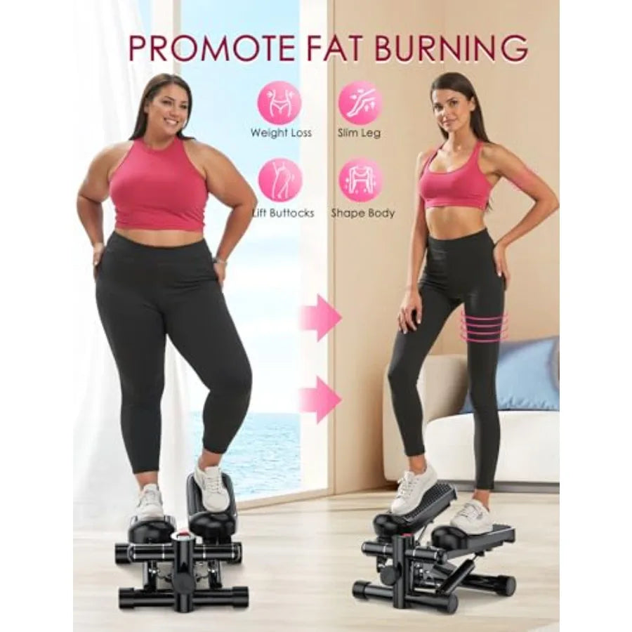 YAO HUI HUANG Portable Mini Stepper With Resistance Bands - Arthur's Wellness Emporium