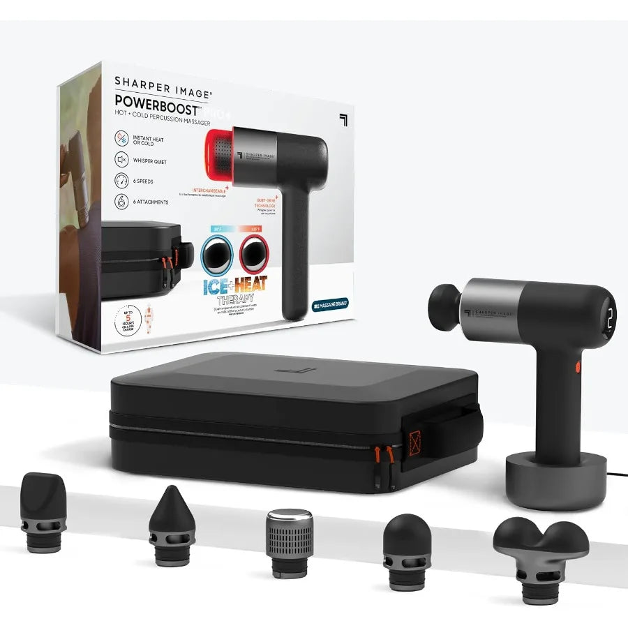 Deep Tissue Percussion Massage Gun Powerboost Pro Handheld Massager - Arthur's Wellness Emporium