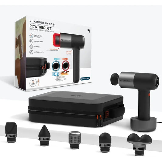 Deep Tissue Percussion Massage Gun Powerboost Pro Handheld Massager - Arthur's Wellness Emporium