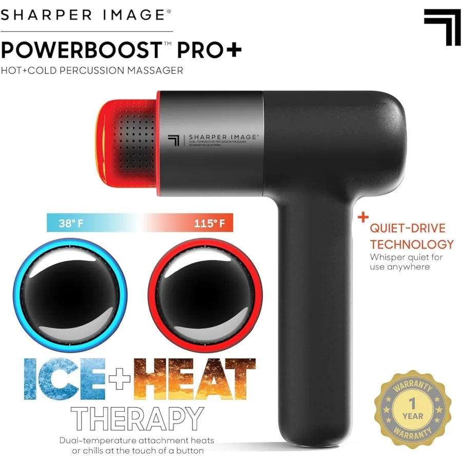 Deep Tissue Percussion Massage Gun Powerboost Pro Handheld Massager - Arthur's Wellness Emporium