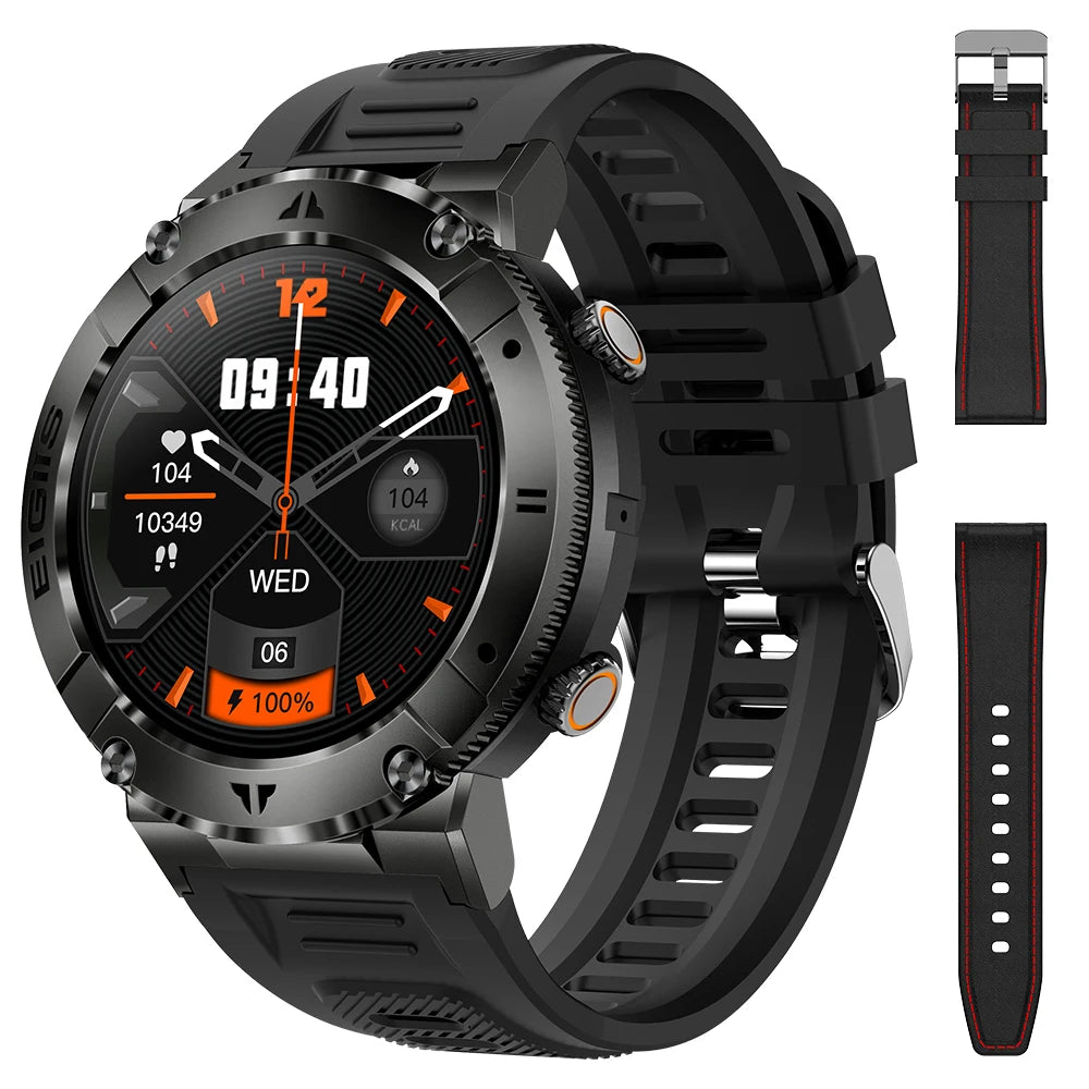 LaNikar Smart Watch Men TFT Display Bluetooth Call Blood Pressure - Arthur's Wellness Emporium