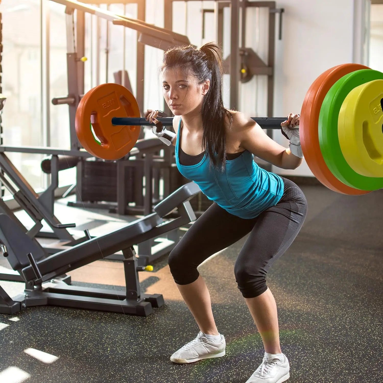 HiMISS Adjustable Barbell Weight Set For Home Gym Strength Training - Arthur's Wellness Emporium