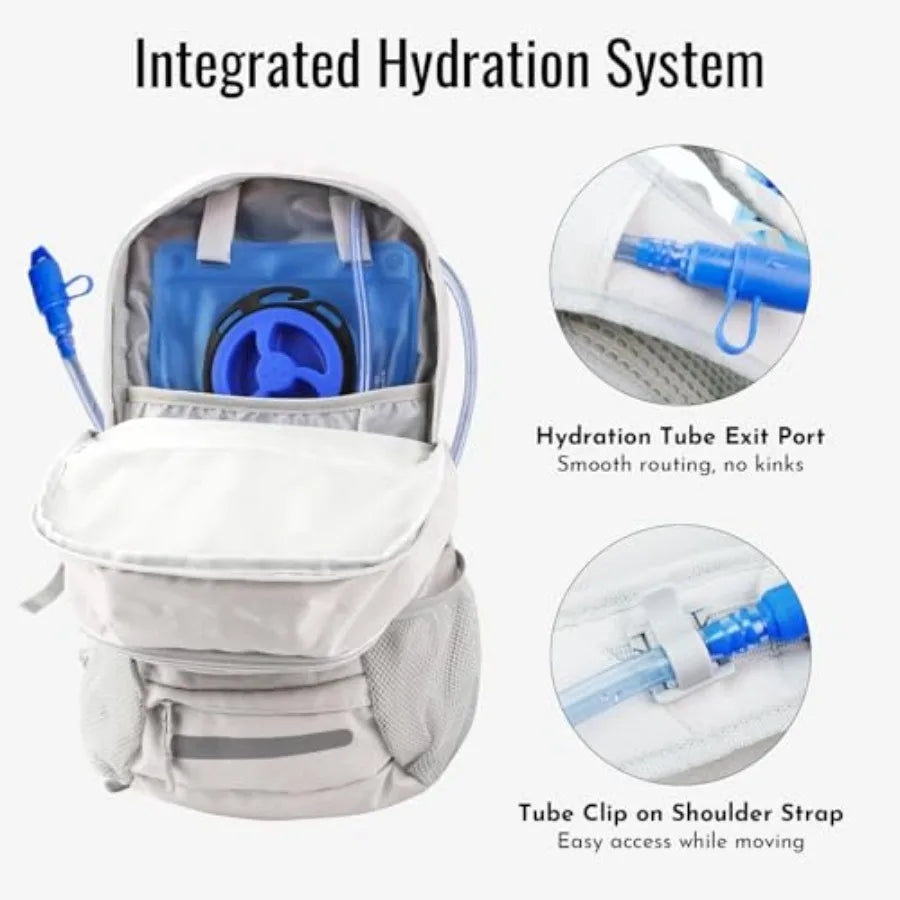 Multipurpose Hiking Backpack With Hydration Bladder And Insulated Compartment - Arthur's Wellness Emporium