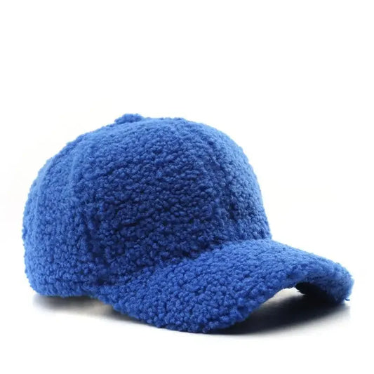 COKKCN Autumn Winter Lamb Wool Baseball Cap For Women