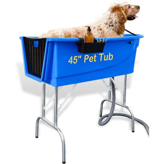 Pet Grooming Bathtub Dog Wash Station Heavy Duty Bathing Tub - Arthur's Wellness Emporium