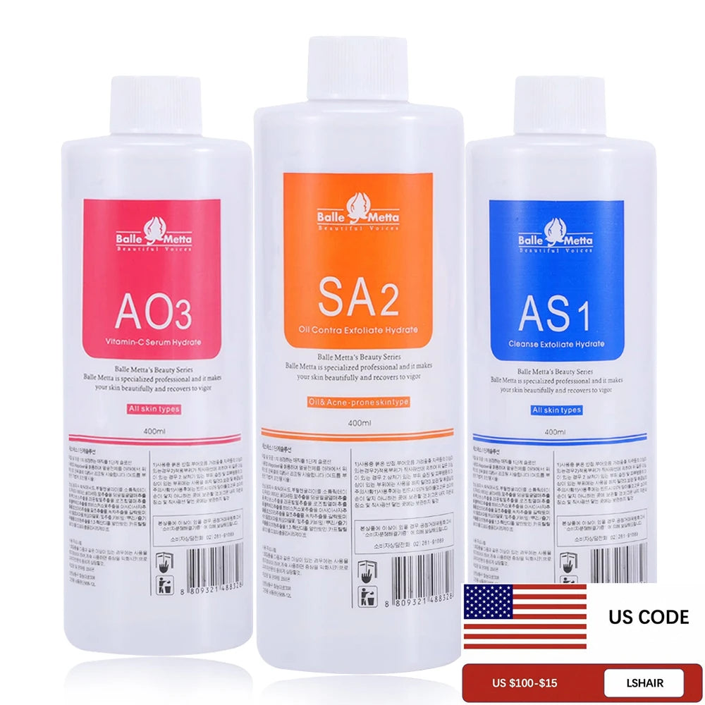 Hydra Facial Liquid Serum Aqua Peel Solution 6pcs Kit - Arthur's Wellness Emporium