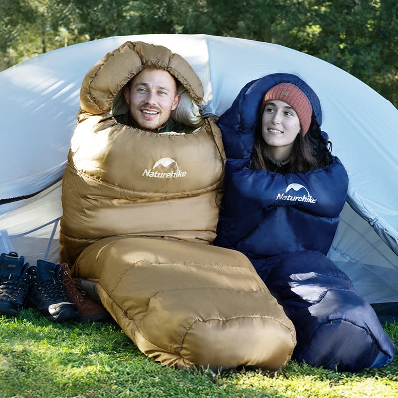 Naturehike Mummy Sleeping Bags MJ300 MJ600 Camping Winter - Arthur's Wellness Emporium