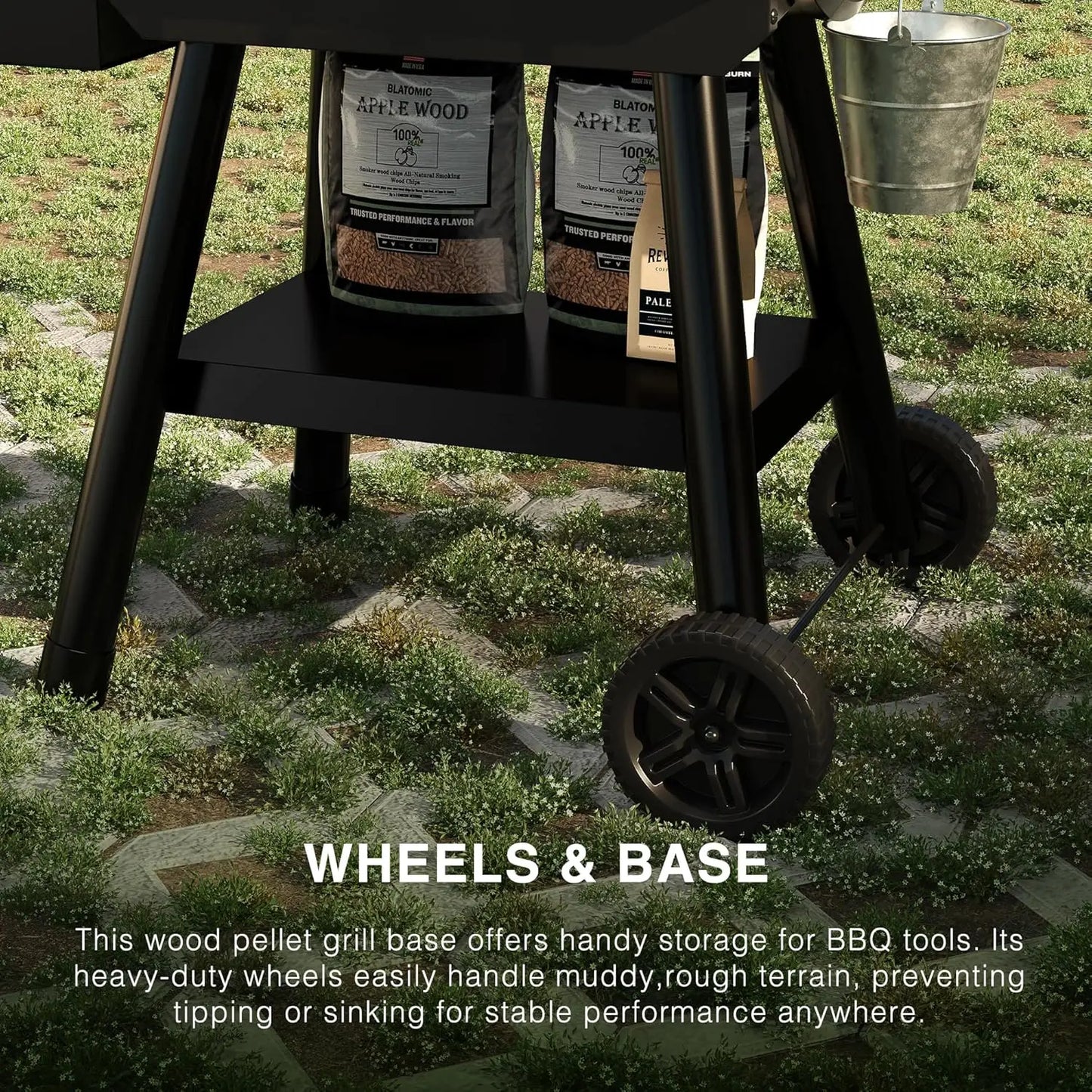 LCD Control Wood Pellet Smoker Grill With Auto Feed - Arthur's Wellness Emporium